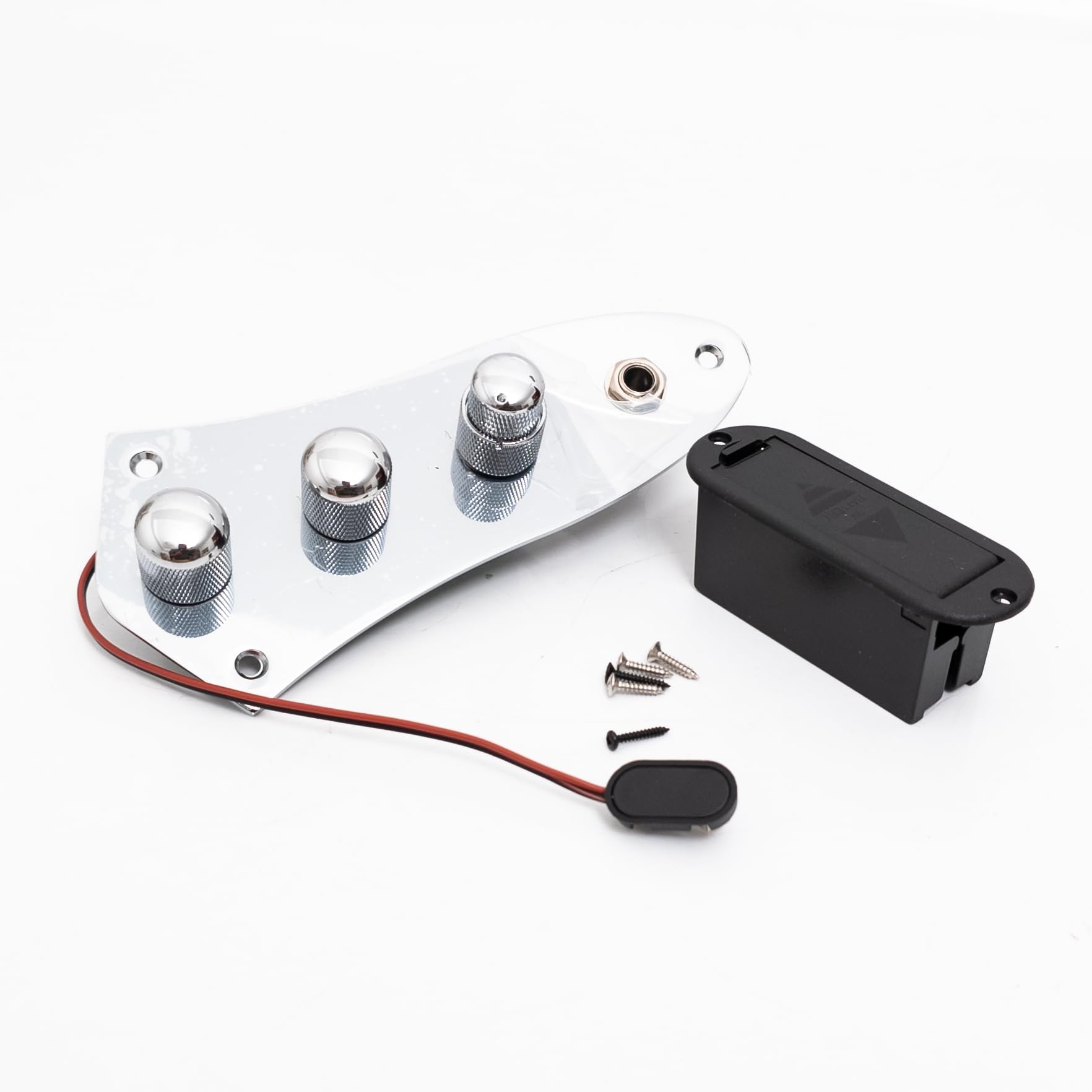 Placa de control precableada, placa de control cargada, arnés de cableado, kit de actualización de preamplificador de graves conmutable activo/pasivo para Fender Jazz Bass piezas de repuesto para bajo