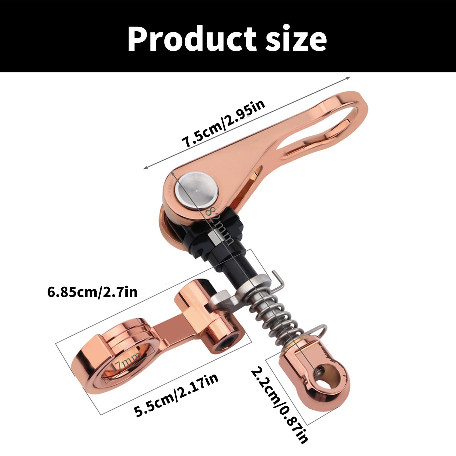 Durabilidad para asientos de bicicleta, abrazadera de tubo, peso ligero, regulable, para bicicletas plegadas y viajeros, bicicleta de viaje familiar