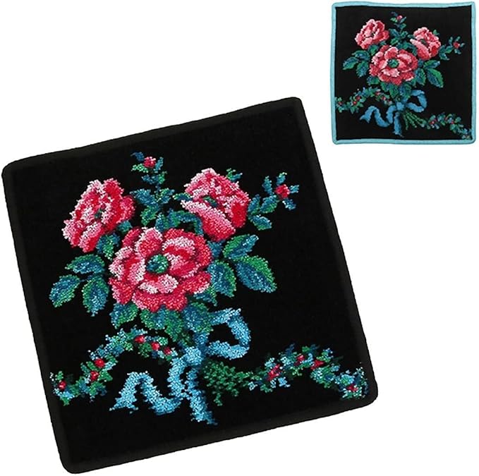 Amazon Co Jp フェイラー ハンカチ Feiler Romance ハンドタオル 花柄 1 10 Black ブラック 並行輸入品 ファッション