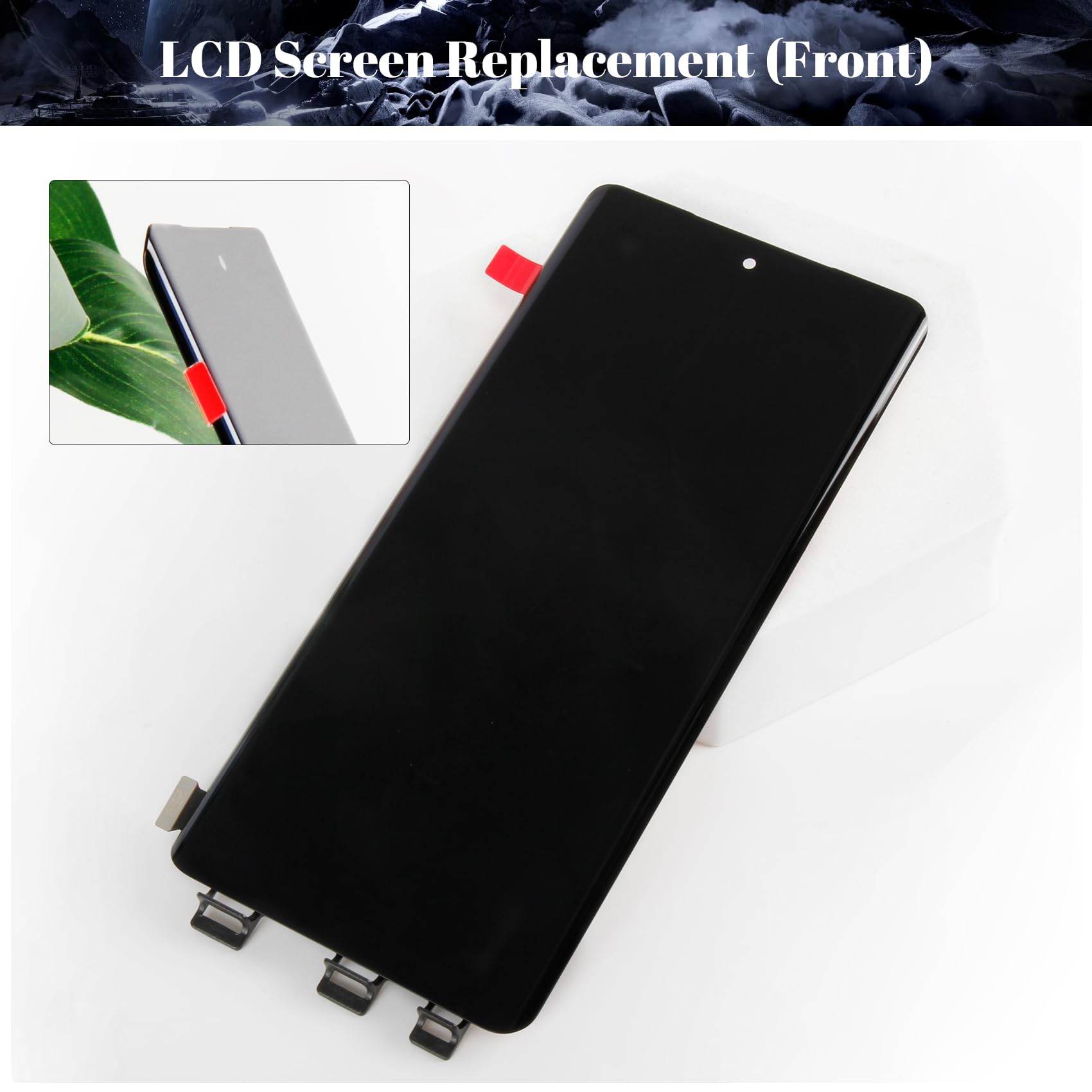 Schermo Di Ricambio SRJTEK Per OnePlus 12R (CPH2609/2585/2611) – LCD, Touch, Kit Riparazione, Nero