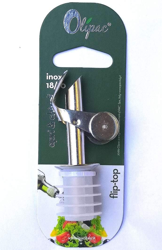 Olipac Open and Close Stopper, Stainless Steel