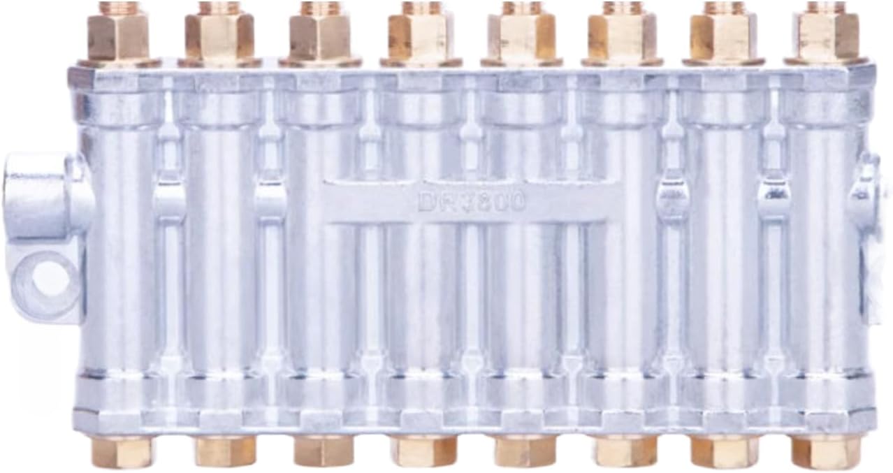1pcs Quantitative Oil Distributor Distribution Valve + Connector(5-Digit+Connection)