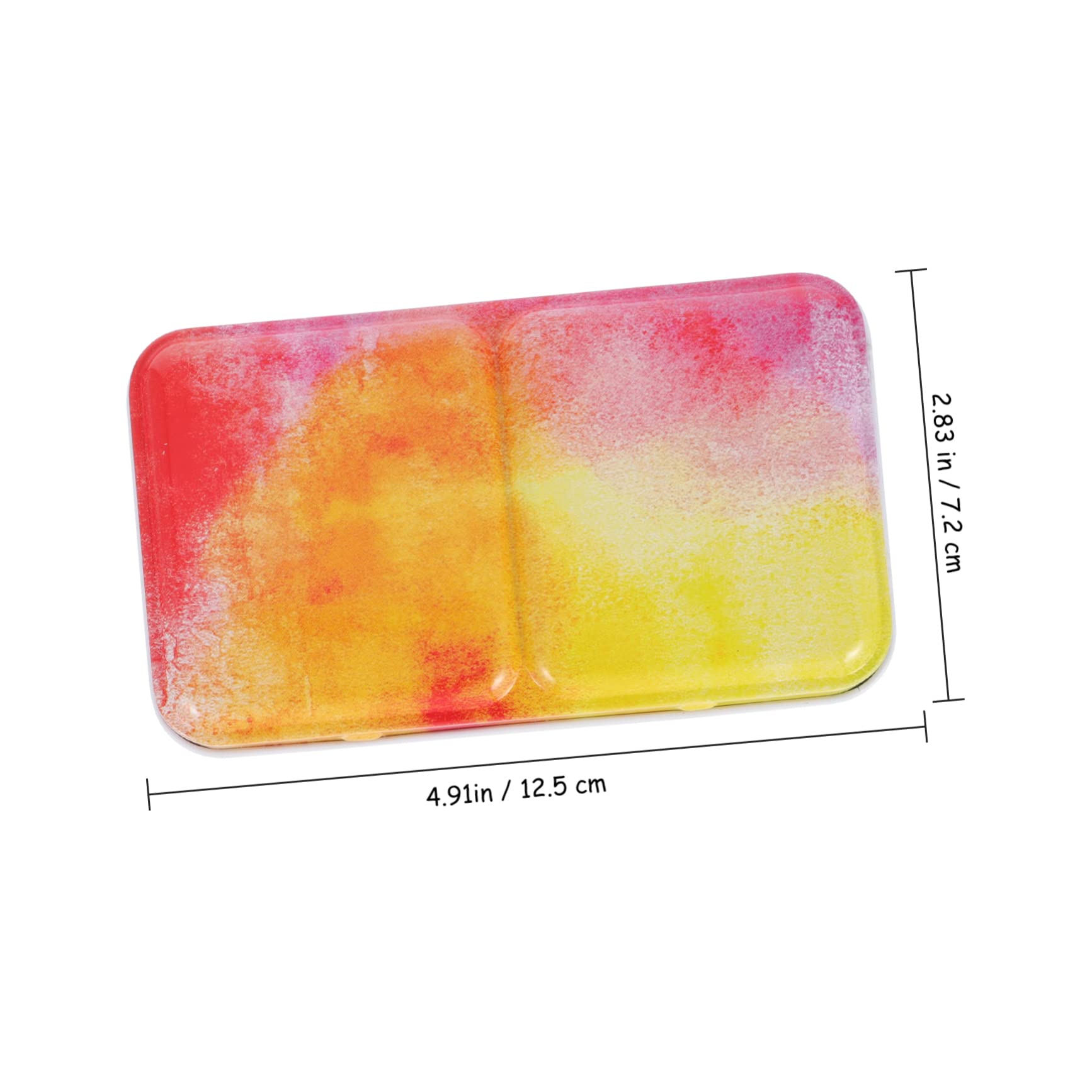 Ciieeo 3ensembles Boîte De Peinture Aquarelle avec Pans De Rangement Ensemble De Compartiments pour Artistes Et Étudiants Pratique Et Portable pour Peinture Voyage