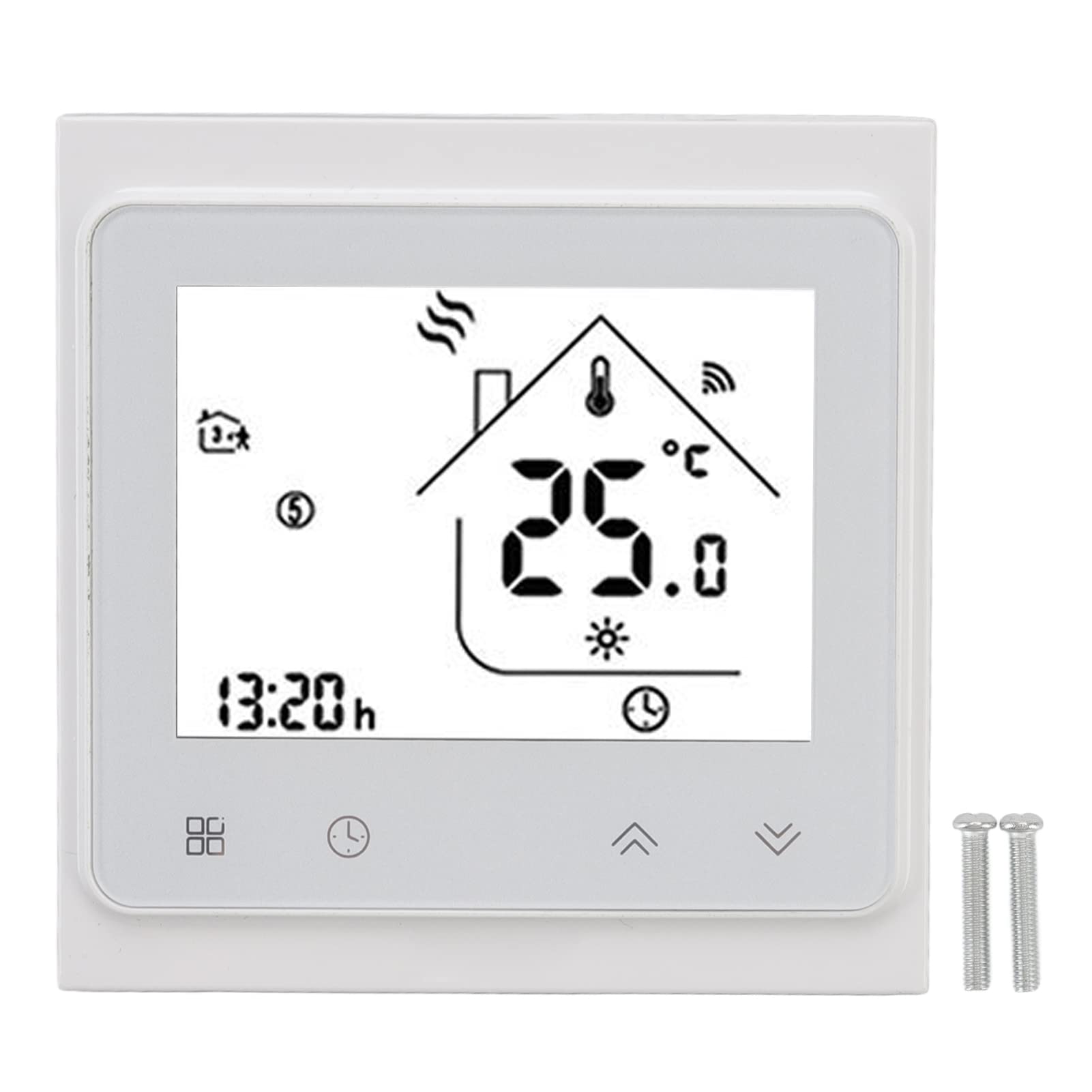 Thermostat sans fil à bouton tactile pour réguler la maison