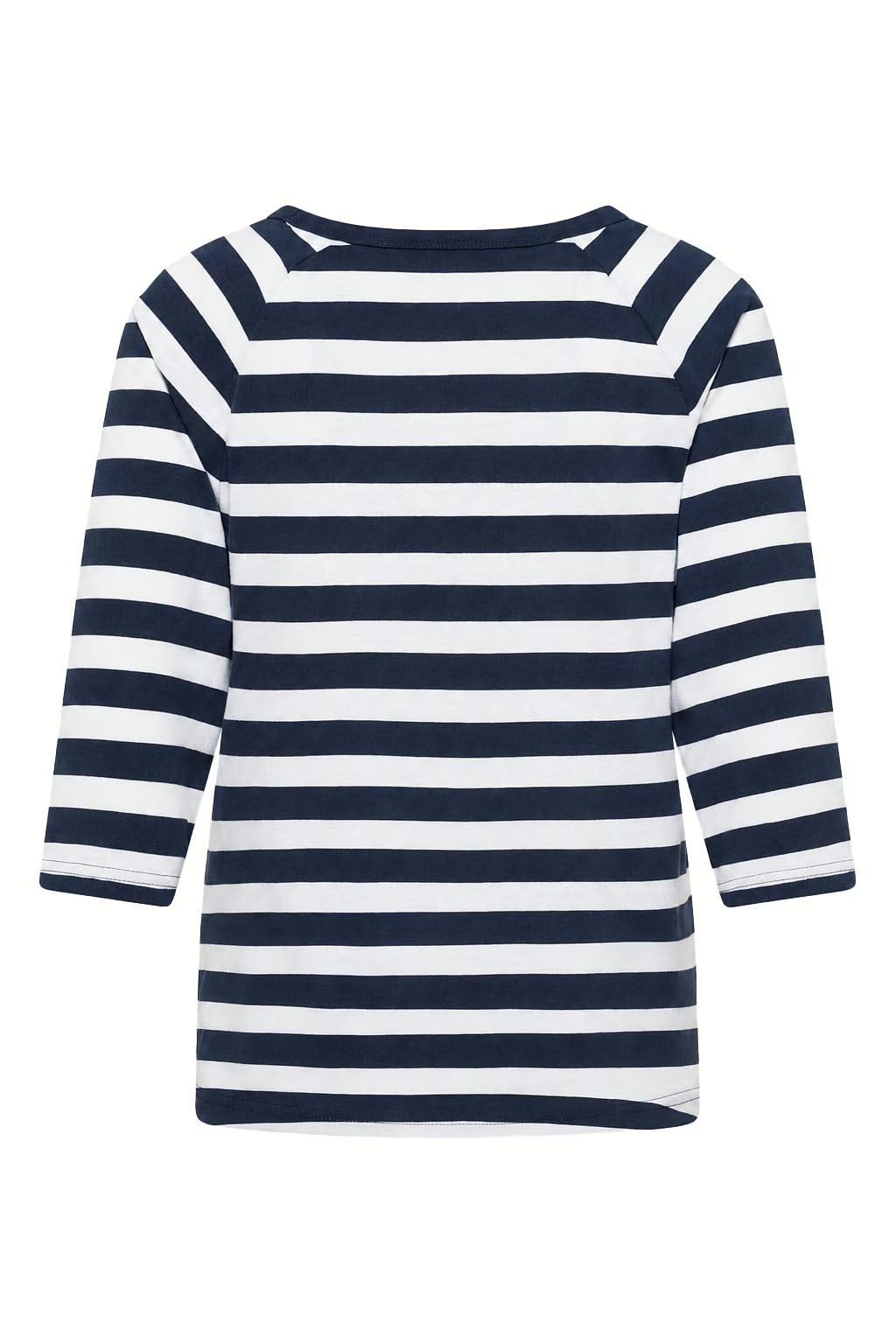 Elbsand Celin Shirt a Righe con Maniche 3/4 Raglan