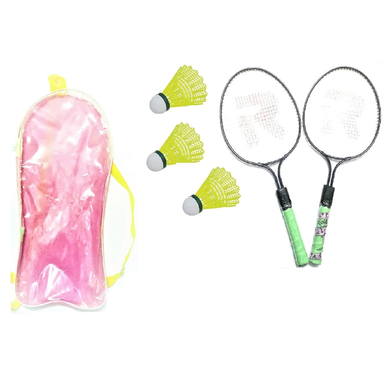 Forever Online Shopping Kids Badminton Rackets with Plasitc Shuttlecocks (Set of 2) (Black) (B07G9KRSFV) Amazon Price History, Amazon Price Tracker