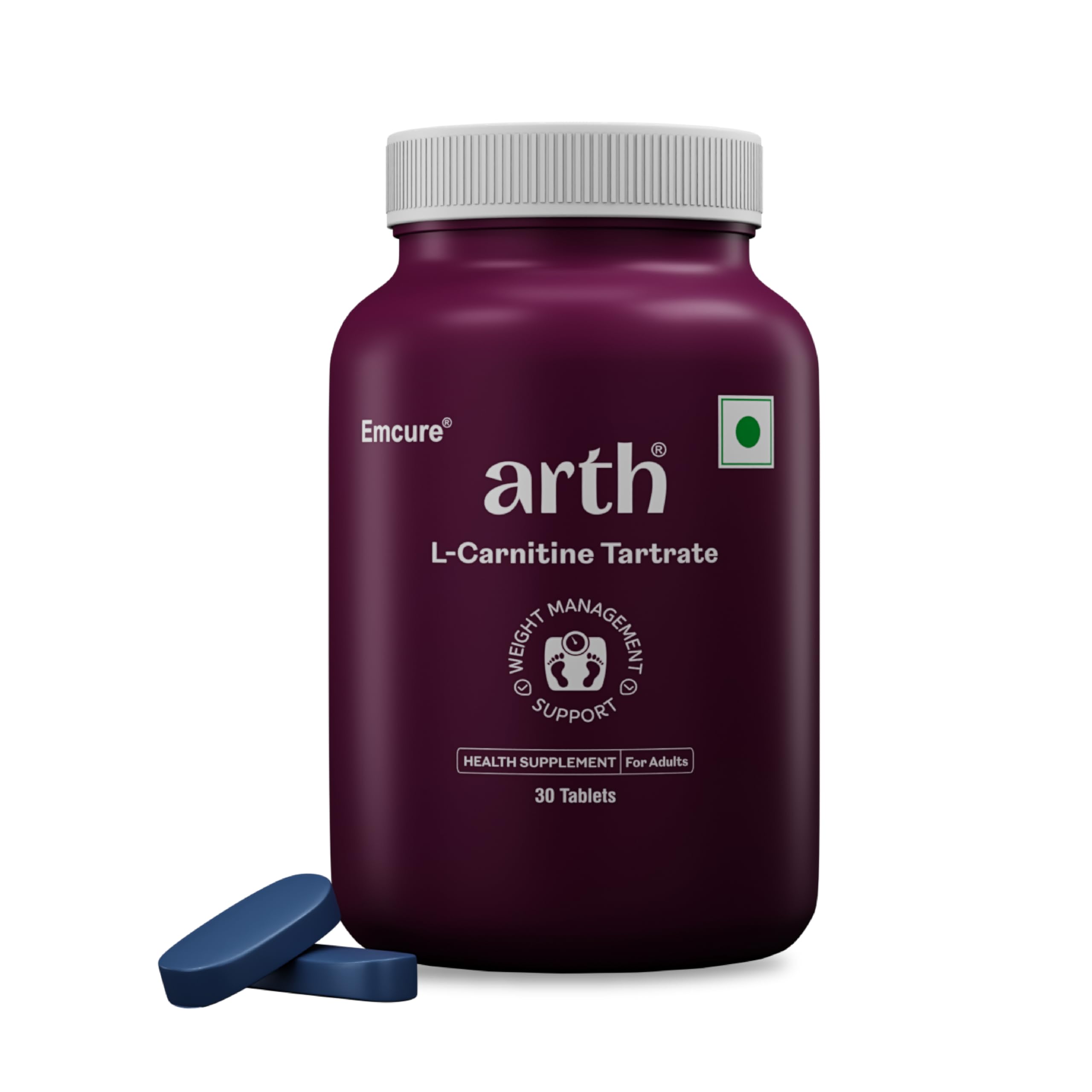 Weight Management | Weight Loss Supplement | L-Carnitine Tartrate 1500 mg | Metabolism Booster for Weight Loss | Fat Burner | Emcure Pharmaceuticals Ltd. | 30 Veg Weight Loss Tablets for Women-image-41
