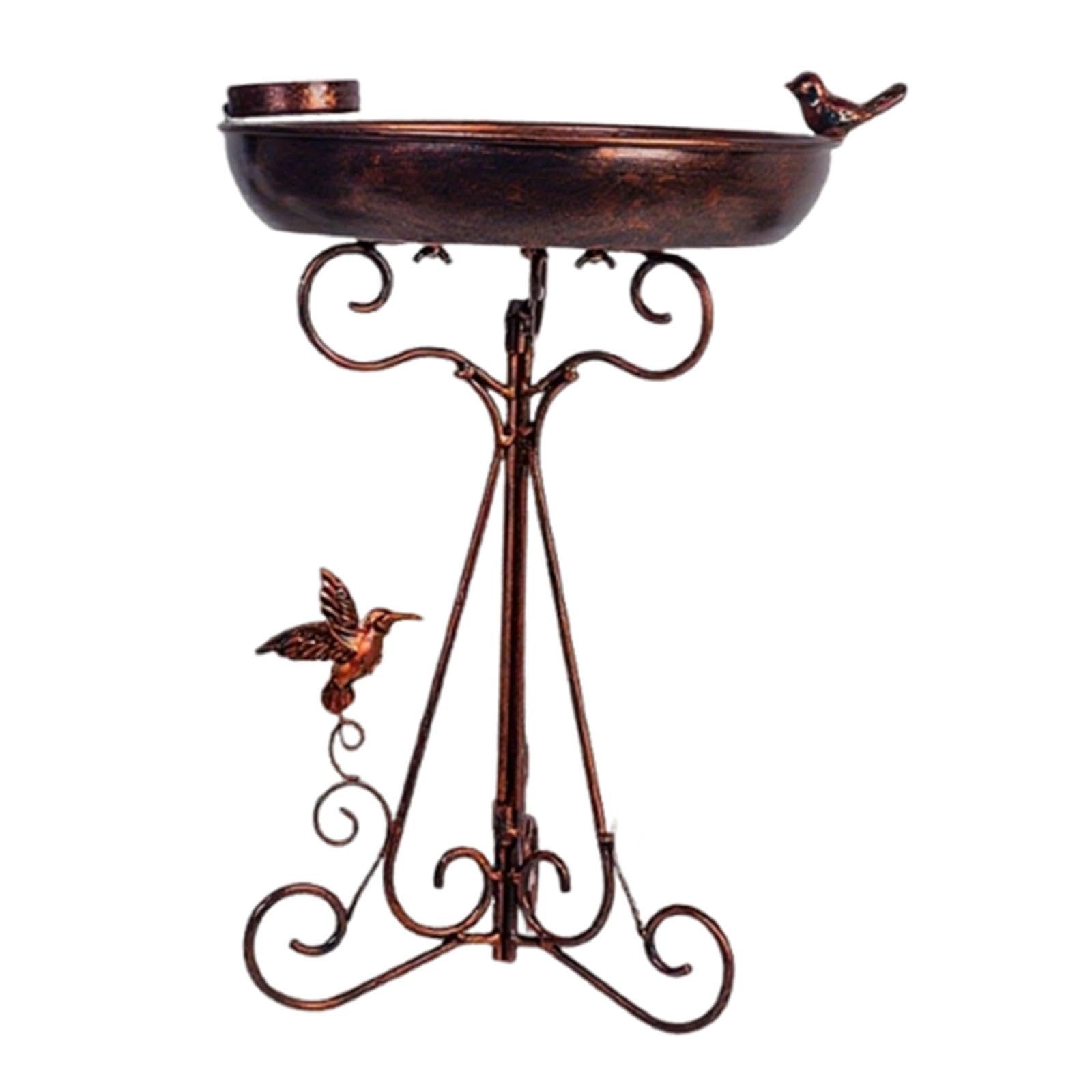 Vasca per Uccelli E Mangiatoia per Il Giardino, 30 X 43 Cm, Design Versatile per Abbeveratoio E Mangiatoia All'aperto,