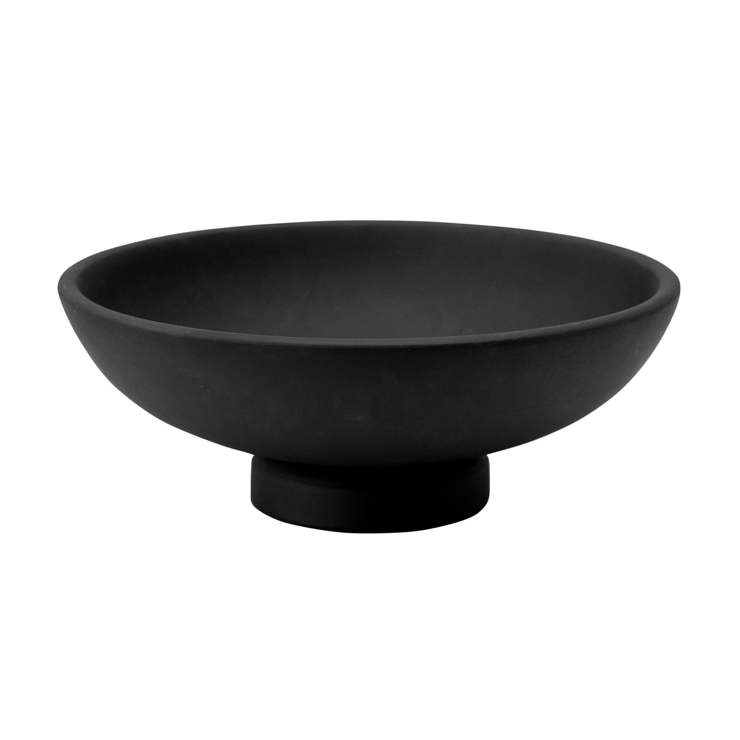 Bloomingville Bowl, ['Black'], 12" L x 12" W x 4.5" H