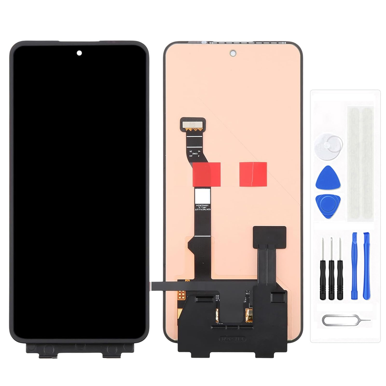 Générique Écran LCD pour Nothing Phone 3a A059 Écran LCD Ensemble de numériseur Tactile Remplacement d'écran (Noir)