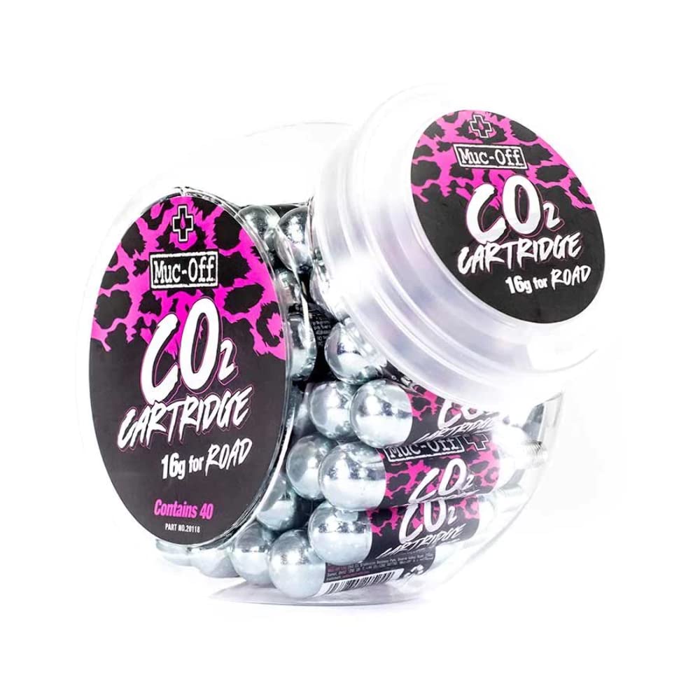 CAJA MUC-OFF CARTUCHO CO2 16 g (40 UNIDADES)