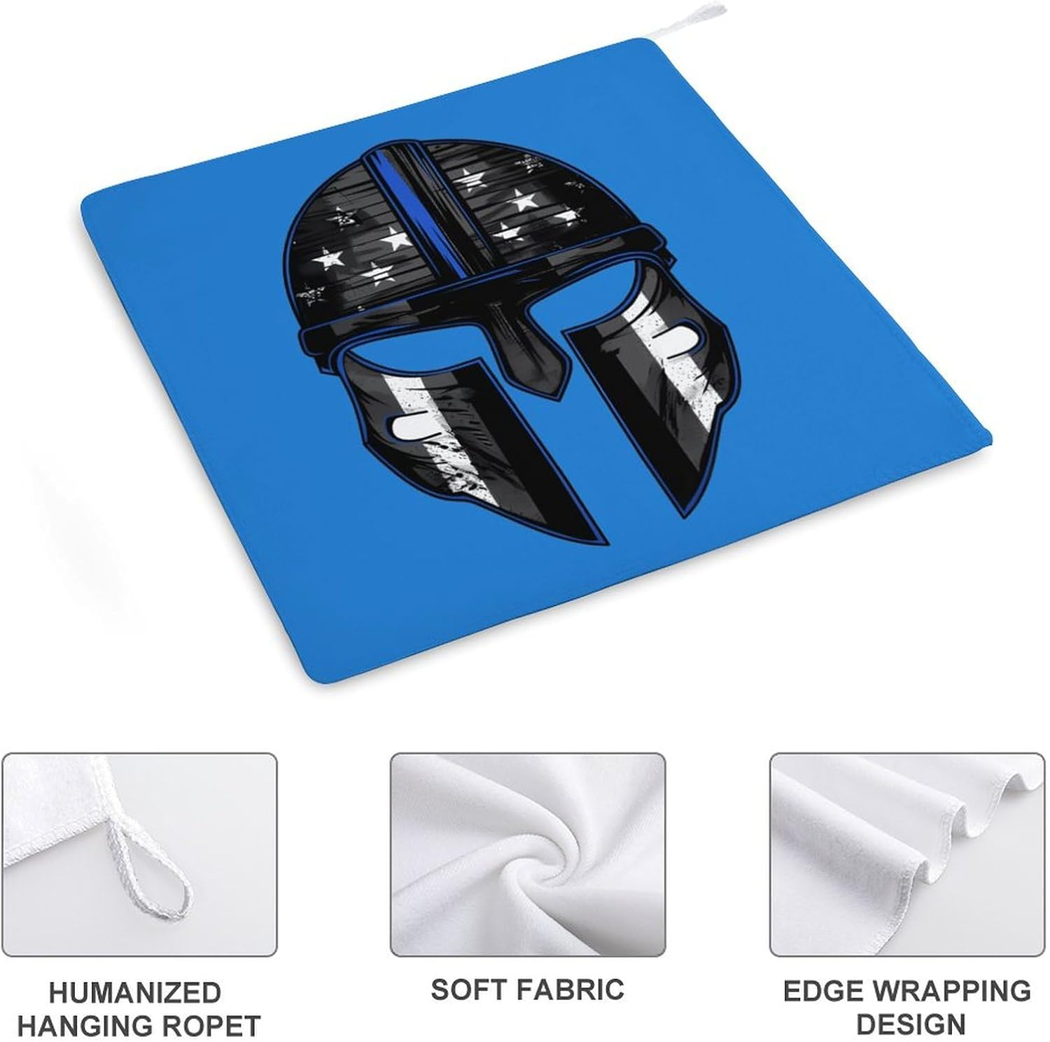 A-mericans USA Flag Spartann Hand Towels for Bathroom Kitchen Towels Small Towel Handkerchiefs with Hanging Loop 4PCS