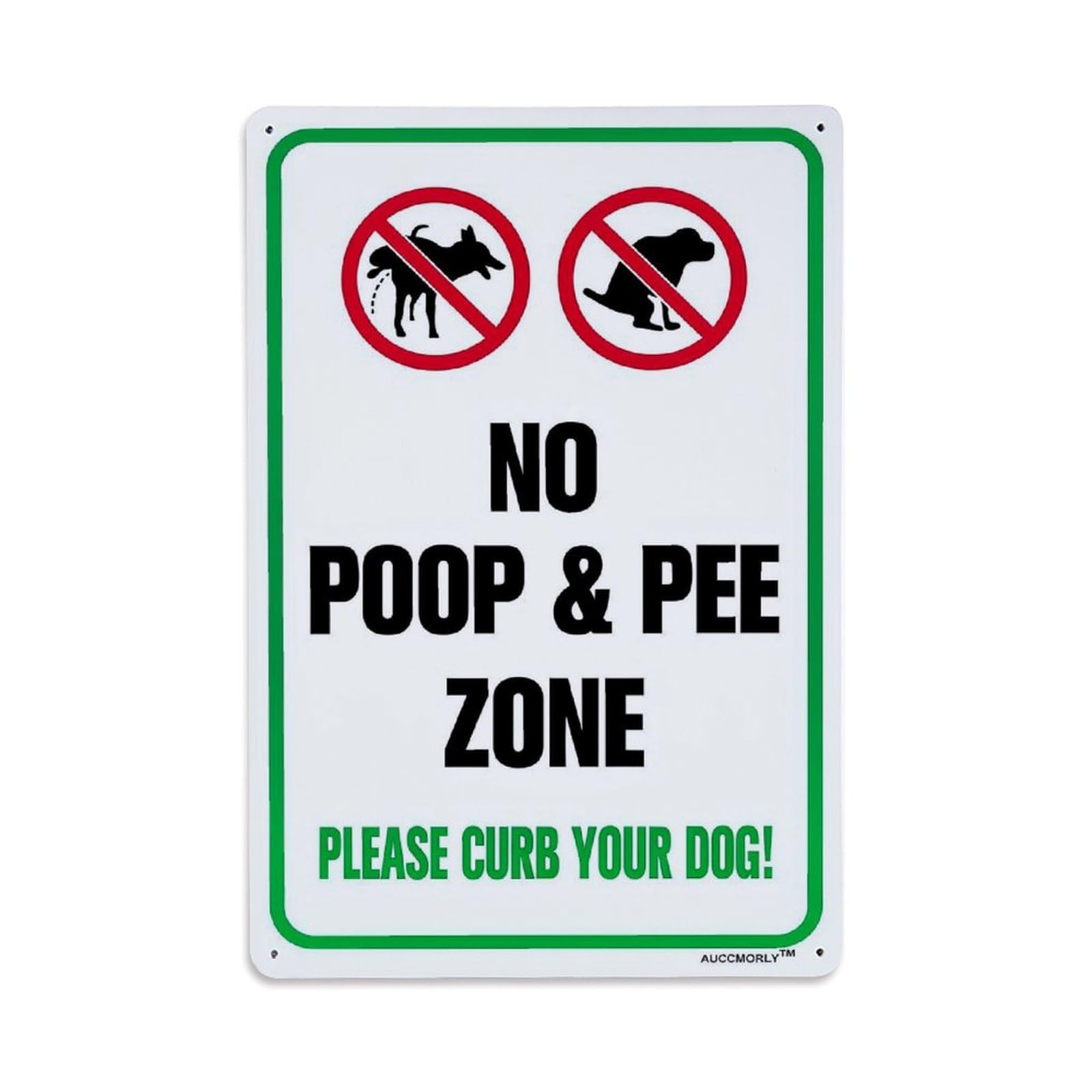 Nestemfo Vintage No Poop And Pee Zone Tin Sign Metal Sign, Living Room,Bar, Home, Bedroom Wall Decor,Retro Metal Poster 8X12 Inches