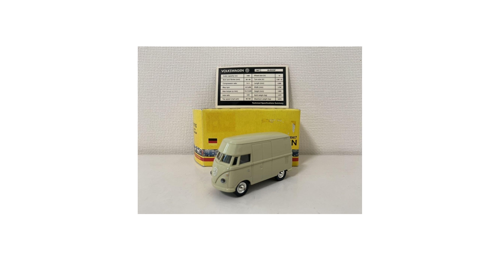 Amazon | Dreams.Inc. 1/56 ミニカー ワーゲンバス ハイルーフ