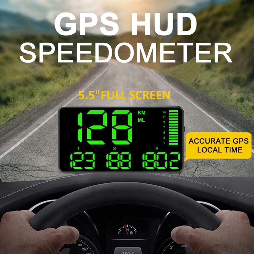 Buy Maizad GPS Speedometer Odometer HUD Digital Display 5.5 inch MPH