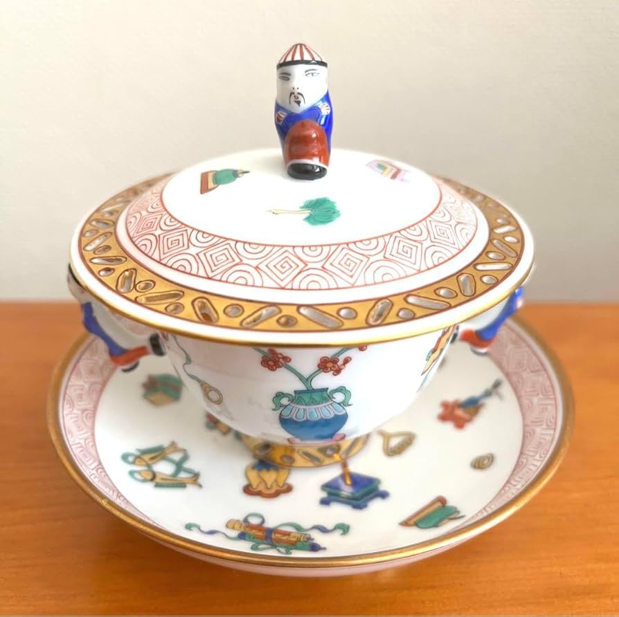 ヘレンド　シノワズリ宝づくし HEREND ヘレンド シノワズリ 宝づくし シュガーポット カップ