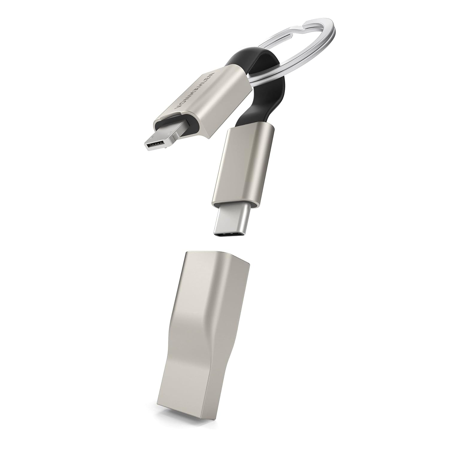 Amazon Co Jp 充電ケーブル Vonmahlen High Five Signature 5in1対応 Usb C Lightning Microusb 2 4a充電スピード デザインアワードif受賞 保証期間 1年間 パソコン 周辺機器