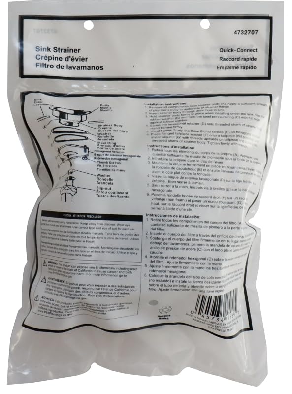 Colador para fregadero de cocina en acero inoxidable miniatura 3