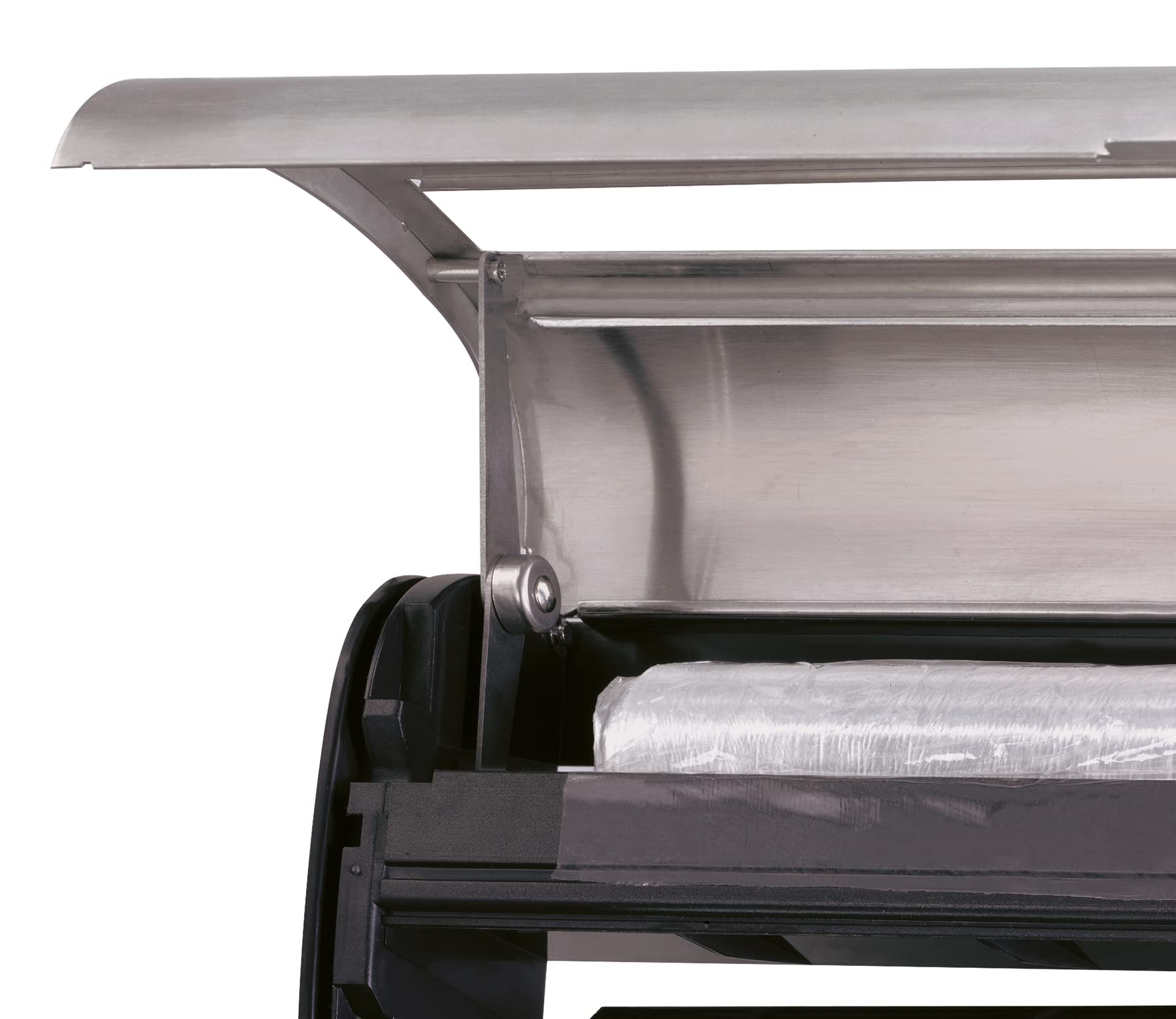 Küchenprofi Portarotolo da parete TRIO, 38 x 16 x 9 cm, per 3 rotoli fino a max. 35 cm, carta da cucina, foglio di alluminio e pellicola trasparente, supporto regolabile per rotolo da cucina, lame