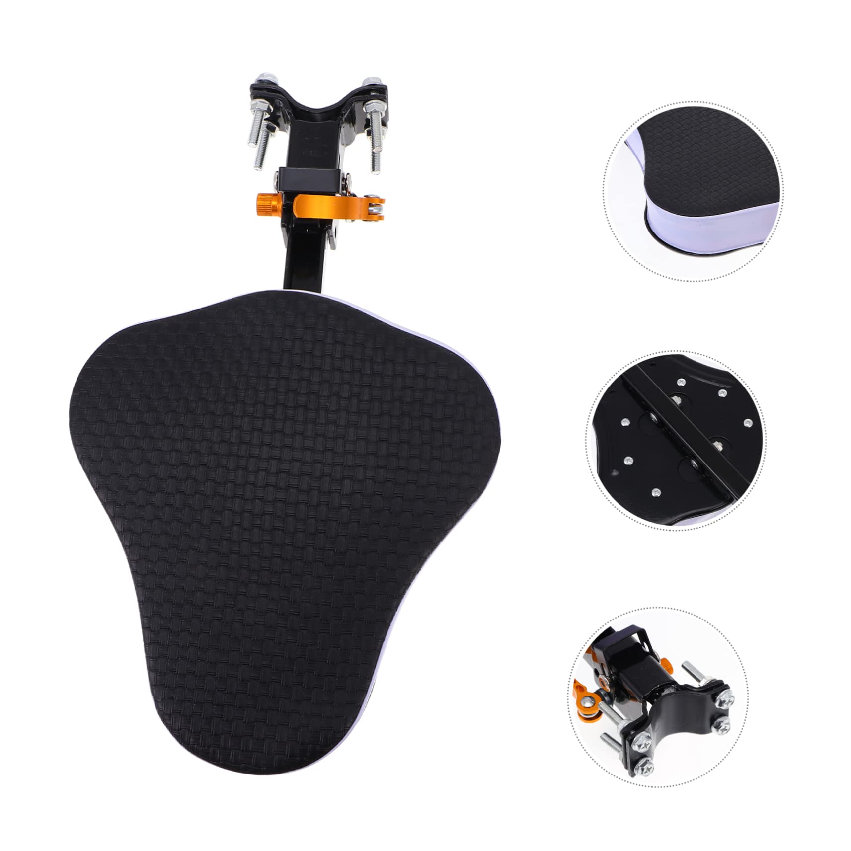 ibasenice 1 Set seggiolino per Sella Posto a Sedere Sedile Pieghevole Bici Pieghevole elettrica seggiolino Bici elettrica Cuscino per seggiolino Auto elettrica per Spugna