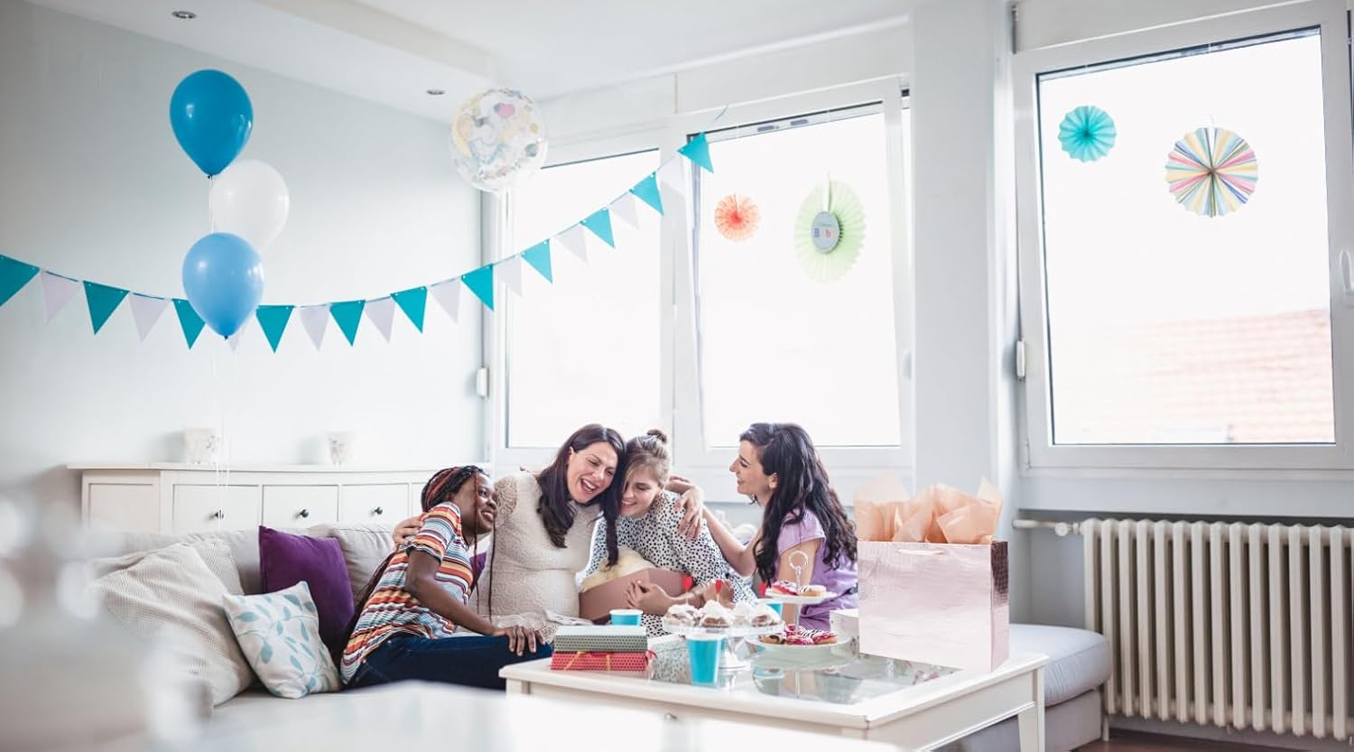 Lyforpyton Extra Large Rose Gold Gift Bags with Tissue Paper and Card 17"x12.6"x5.1" Alligator Pattern Gift Paper Bag for Birthday, Wedding, Anniversaries - Image 5