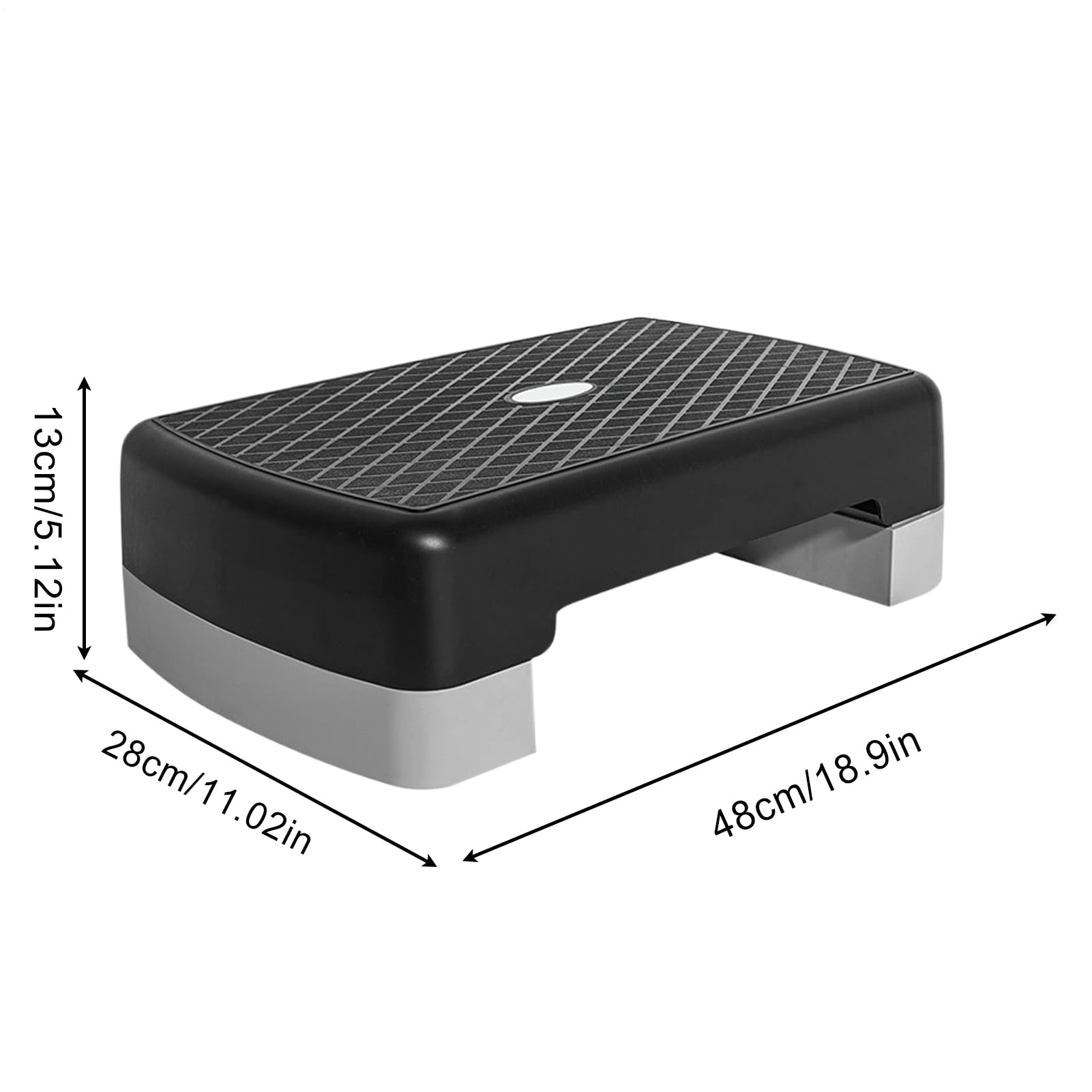 Step Aérobic, Step d'Entraînement à Hauteur Réglable, Équipement de Fitness Anti-Dérapant 45 cm pour Entraînement à Domicile