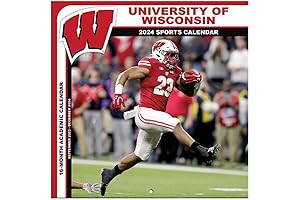 2024 Wisconsin Badgers Mini Wall Calendar