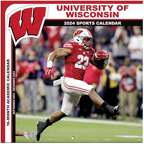 2024 Wisconsin Badgers Mini Wall Calendar