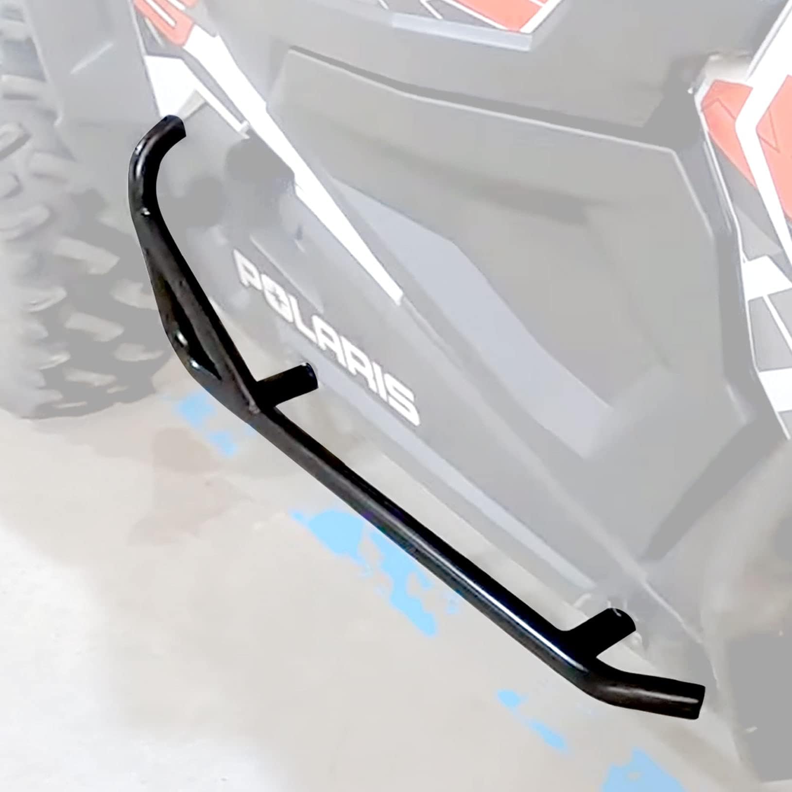 HJSIUTV Nerf Bars Rock Sliders Side Steps Compatible with 2014-2021 Polaris RZR XP 1000 Turbo S 1000 S 900 Trail 2 Seater Black Pack of 2