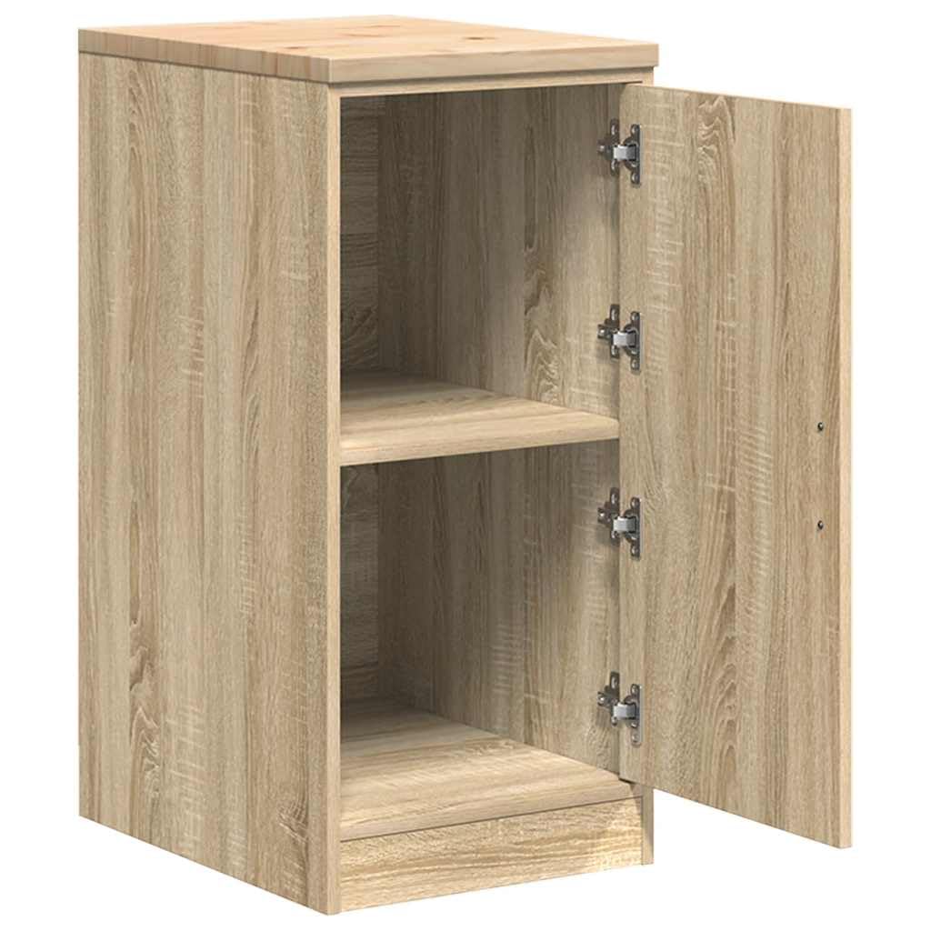 INLIFE Garagen-Aufbewahrungsschrank Sonoma-Eiche Massivholz Kiefer,Wirtschaft & Industrie,Gewerbliche Lagerung,Industrieschränke,Braun,20.95 KG,860564
