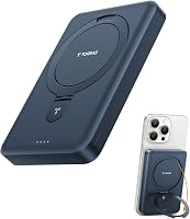 TORRAS 10000 mAh Mágneses Powerbank MagSafe Gyorstöltéssel és O Állvánnyal - 22.5W PD Vezeték Nélküli Hordozható Akkumulátor iPhone 16/15/14 1