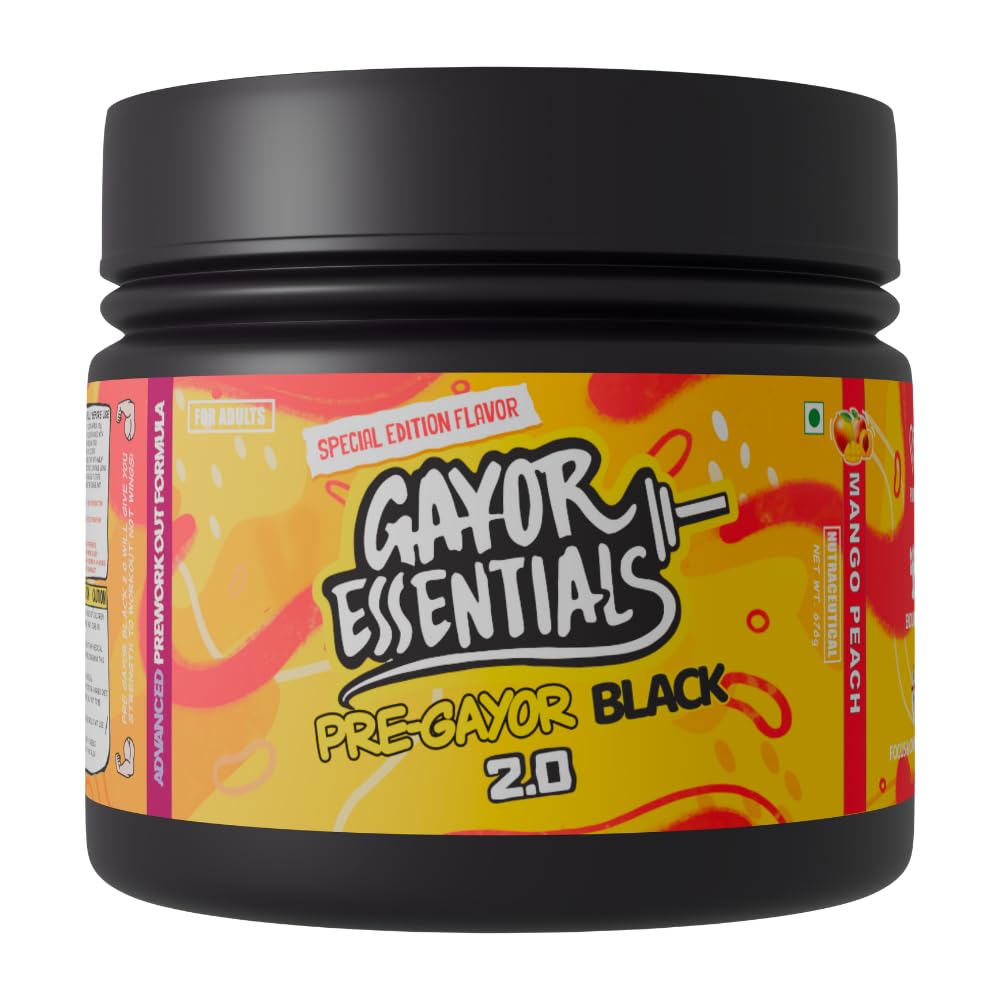 Pre Gayor Black 2.0 Optimally Dosed Pre-Workout (Cola,338g) — Amazon image 18