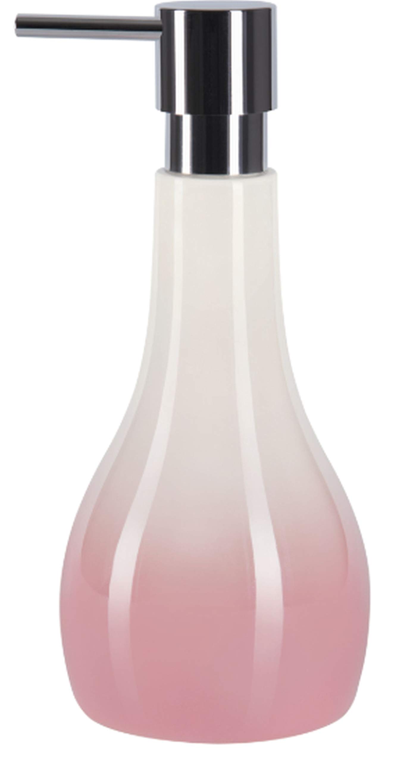 Spirella Bali Gradient Soap Dispenser, Rose/White