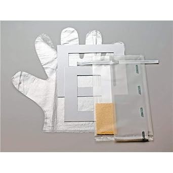 Labplas KSS-67115-NE Sani-Sponge Kit with Gloves, Neutralizing Buffer, 4 mil Thickness Pack of 100