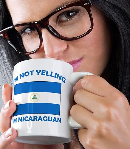 Miniatura 5 de Taza de té de café con texto en inglés "I'M Not Yelling I Am Nicaraguan Nicaraguans Nicaraguans - Taza de té para Navidad, regalo de Hanukkah para