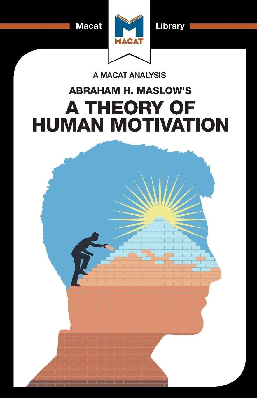 An Analysis of Abraham H. Maslow's A Theory of , Stoyanov, Stoyan<-