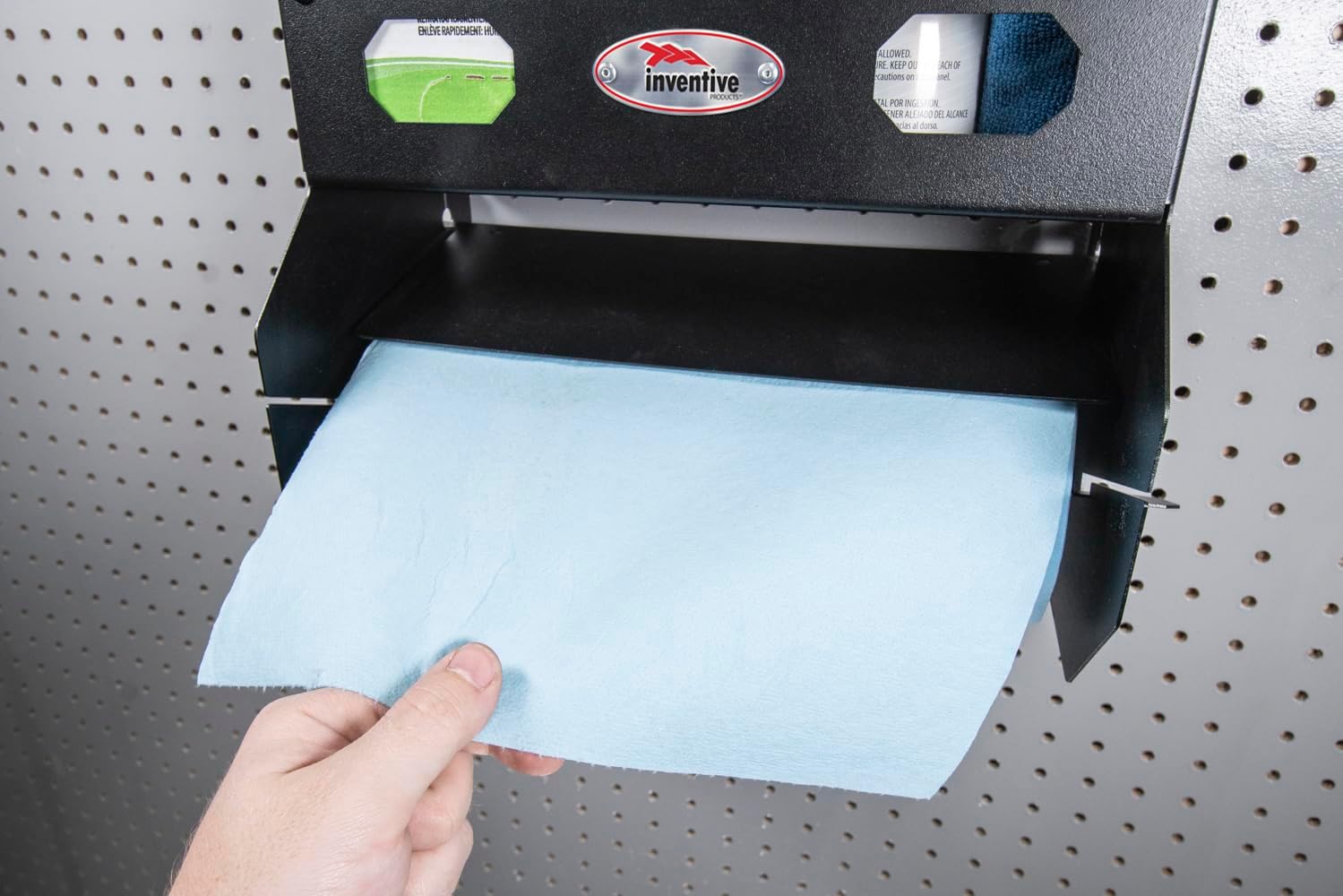 Wall Mount Paper Towel Dispenser with Hold-Down Flap