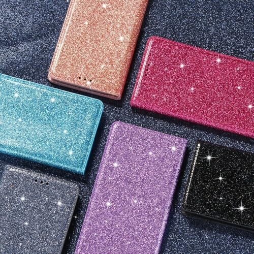 Coque Samsung S23 Plus portefeuille rouge paillettes pour vos sorties - 4