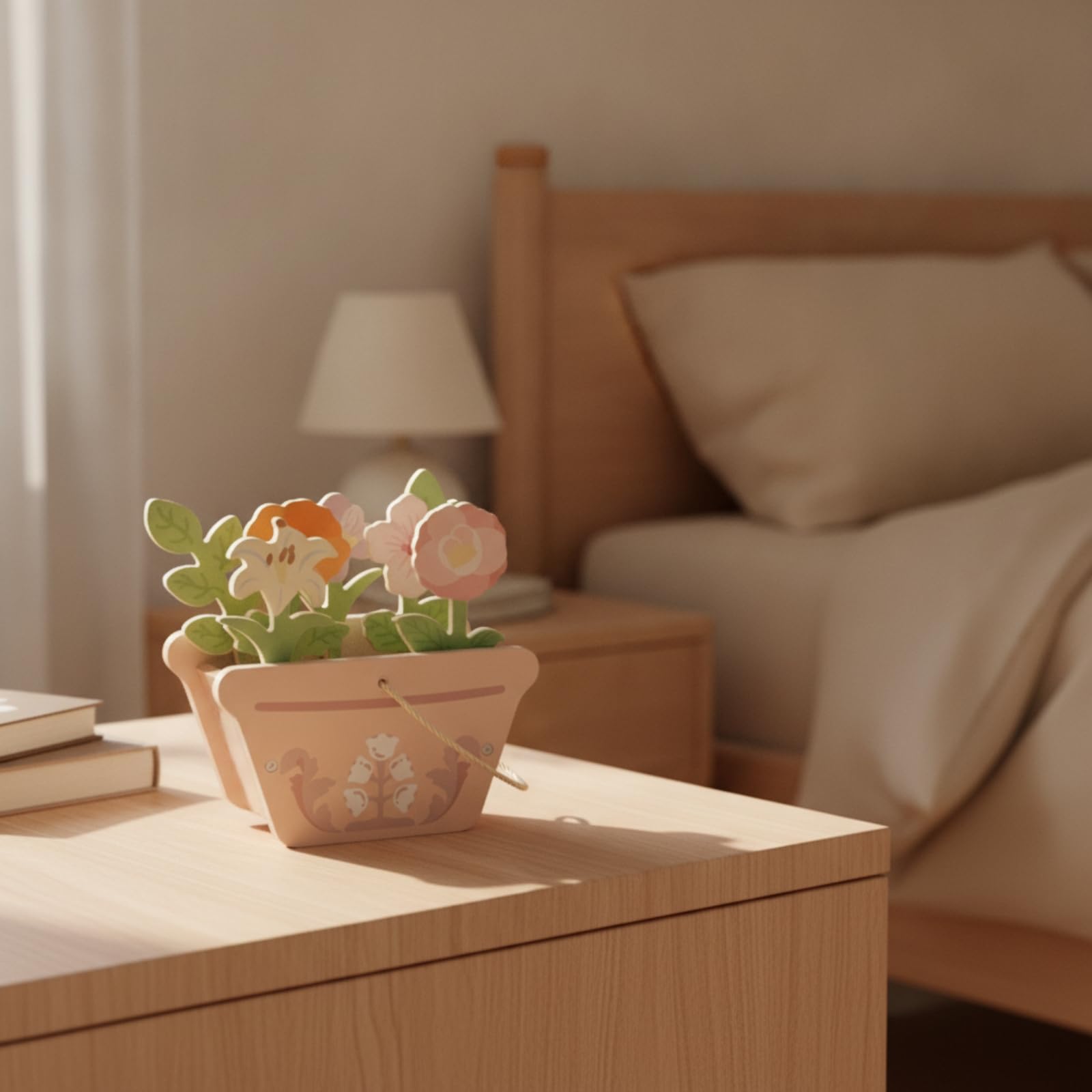 predolo ière en Bois J Extérieur Intérieur, Fleurs ludique, Interactif, Seau, pr Crèche, -s