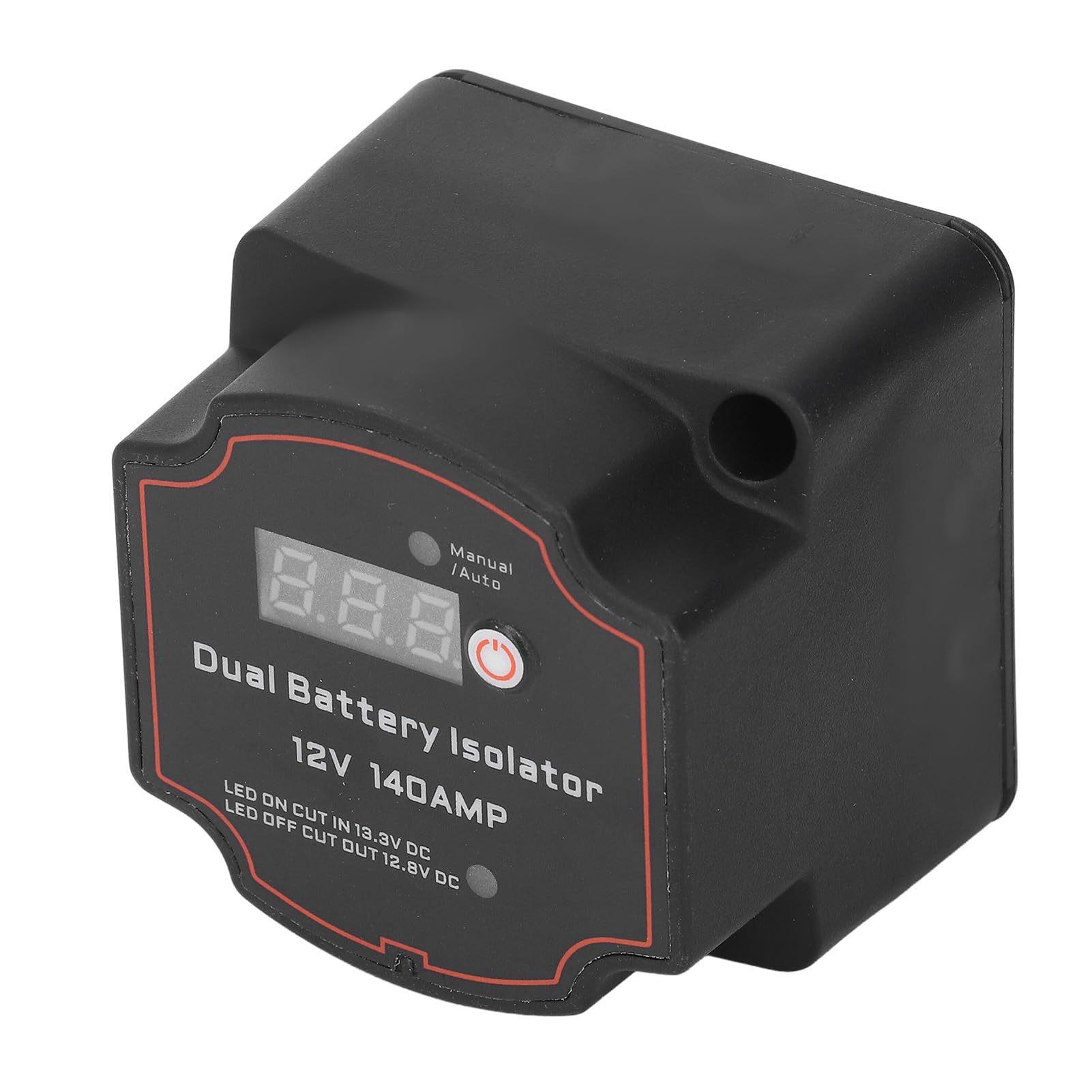 Generic Kit de Aislador de Batería Doble, relé Automático Sensible Al Voltaje de 140Amp para Camión, UTV Marino, Todoterreno, 12V