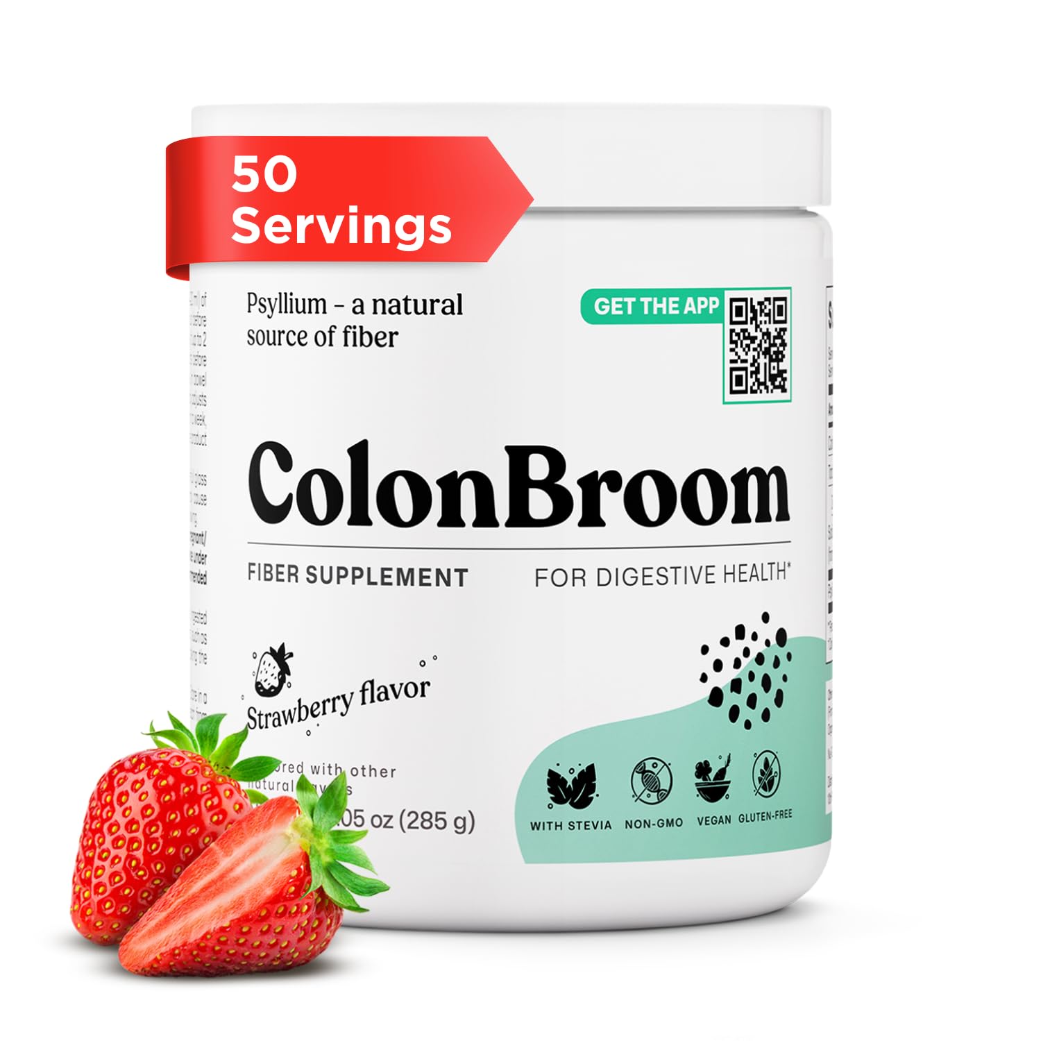 Colon Broom Premium Psyllium Fiber Powder