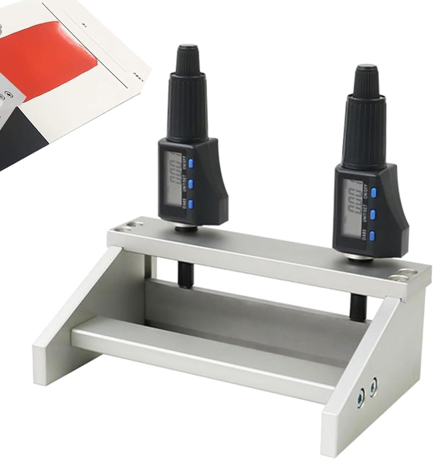 Adjustable Digital Display Film Applicator, Lab Doctor Blade Coater, 1 to 6000μm Adjustable Thickness, Indexing Value 1μm, Stainless Steel Wet Film Preparation Device (150mm)