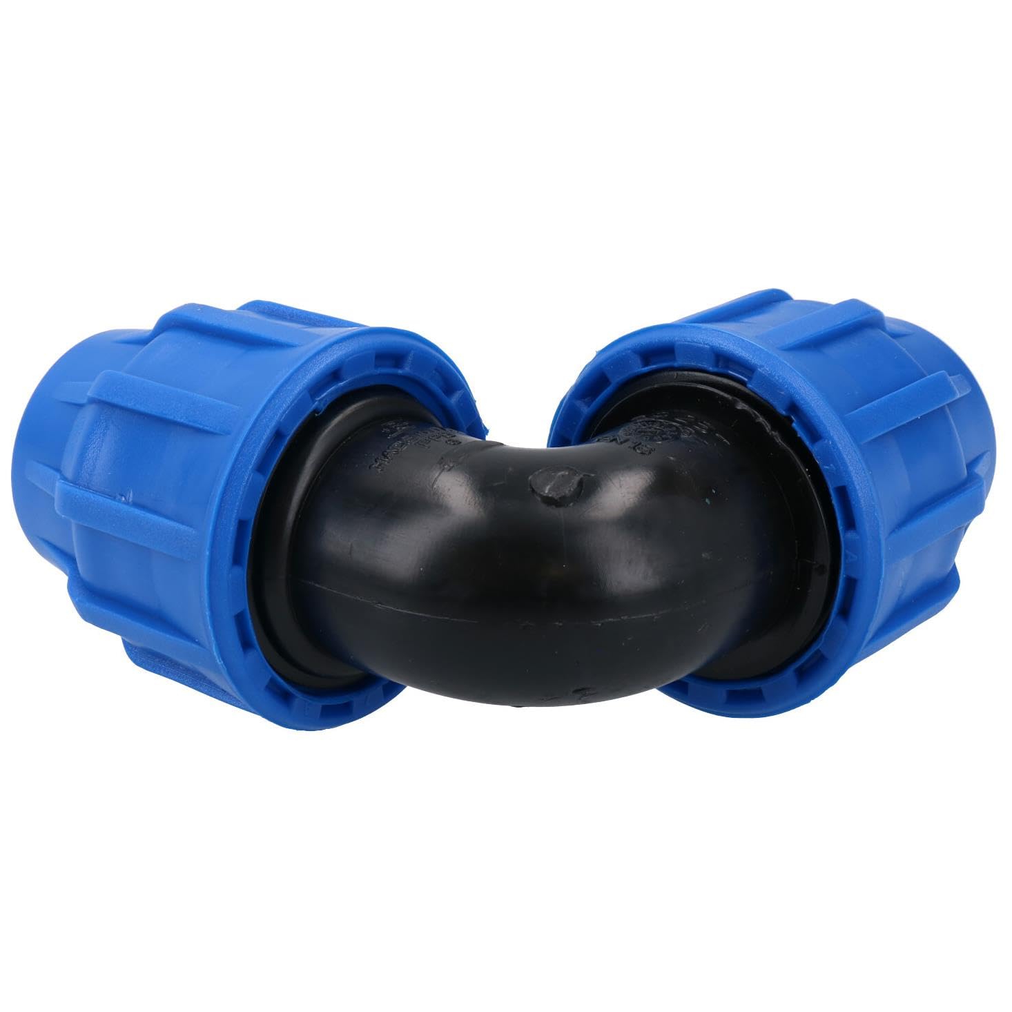 25 x 25 mm MDPE gomito 90 gradi raccordo a compressione raccordo connettore 10PK