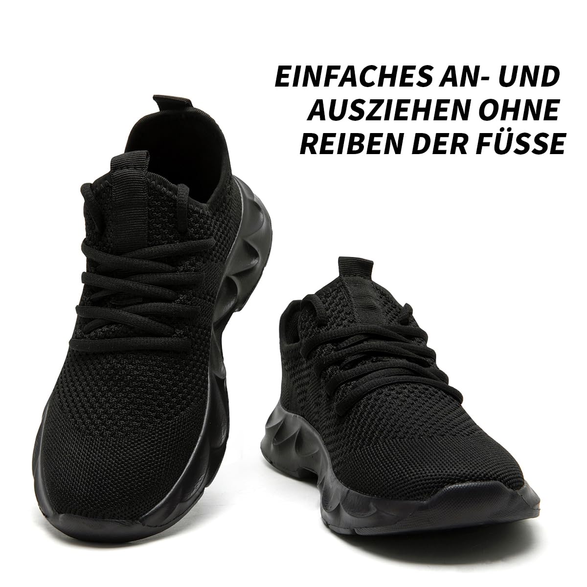 Sneaker Hombre Zapatillas Deporte Running Zapatos Correr Jogging Caminar Bambas Deportivas Casual Gimnasio Fitness Gym Atlético Tenis Moda Ligeros Transpirables Trabajo huhe