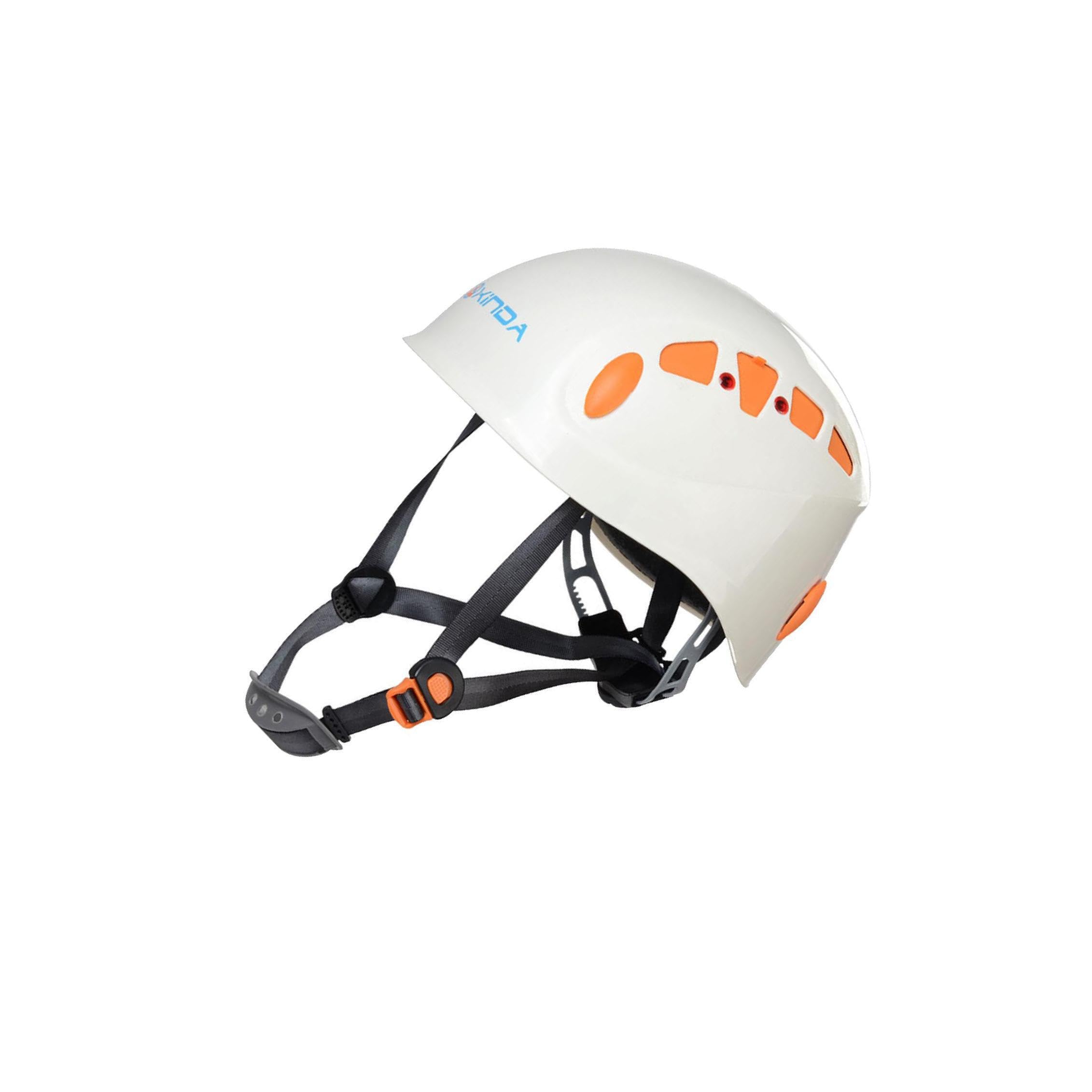 Casque d'escalade, Casque de Chantier pour Hommes, Femmes et Adultes, pour travaux arboricoles, Blanc