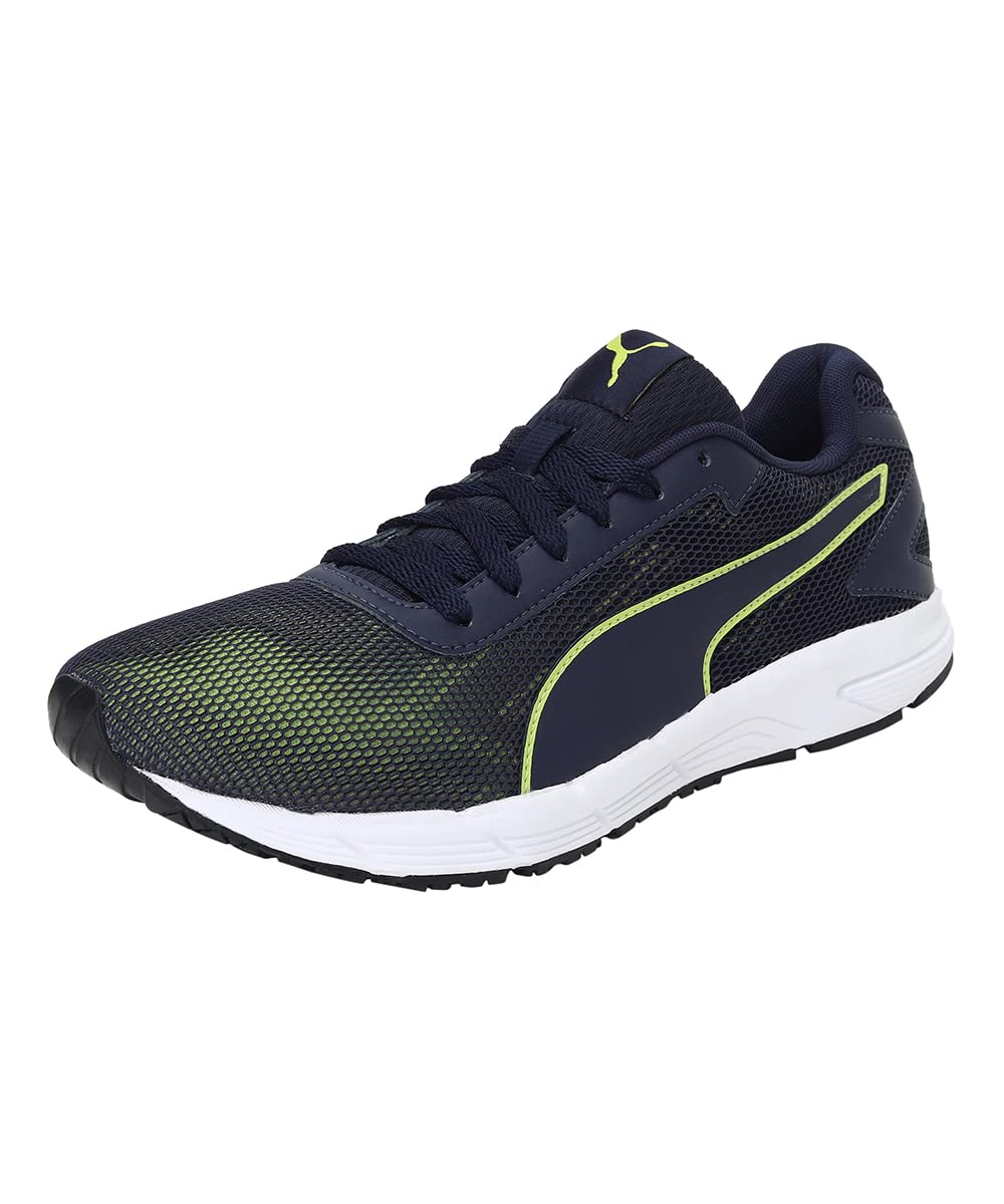 Puma Mens Rock Comfort Peacoat-Limepunch Running Shoe-6 Kids UK (19476203) (B08QDLXBTR) Amazon Price History, Amazon Price Tracker