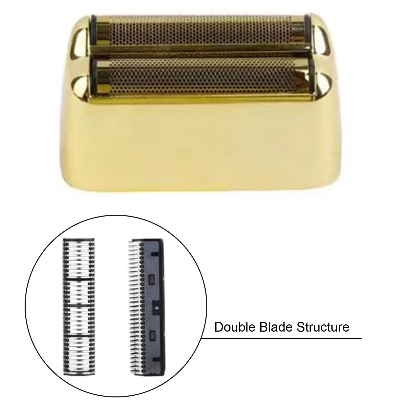 2 PCS Shaver Kopf und 4 Pcs Doppelfolie mit 1 Bürste Kompatibel mit BaByliss PRO Doppelfolienrasierer, BaBylissPRO FXFS2 Rasierer, Rasierer Ersatzfolienkopf