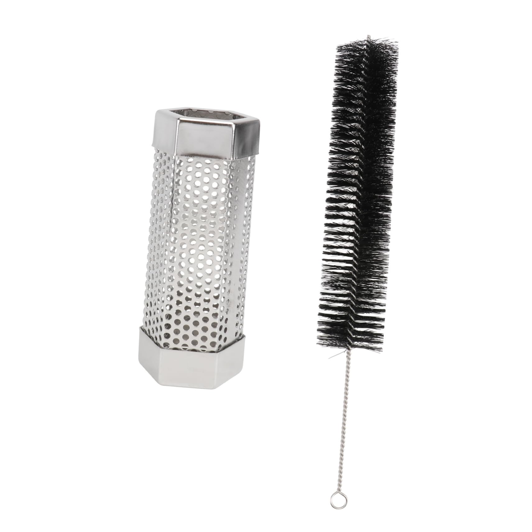 OFFSCH BBQ Smoker Tube 2pcs Grill Smoker Mesh Tube Easy to Use BBQ Smoke Generator