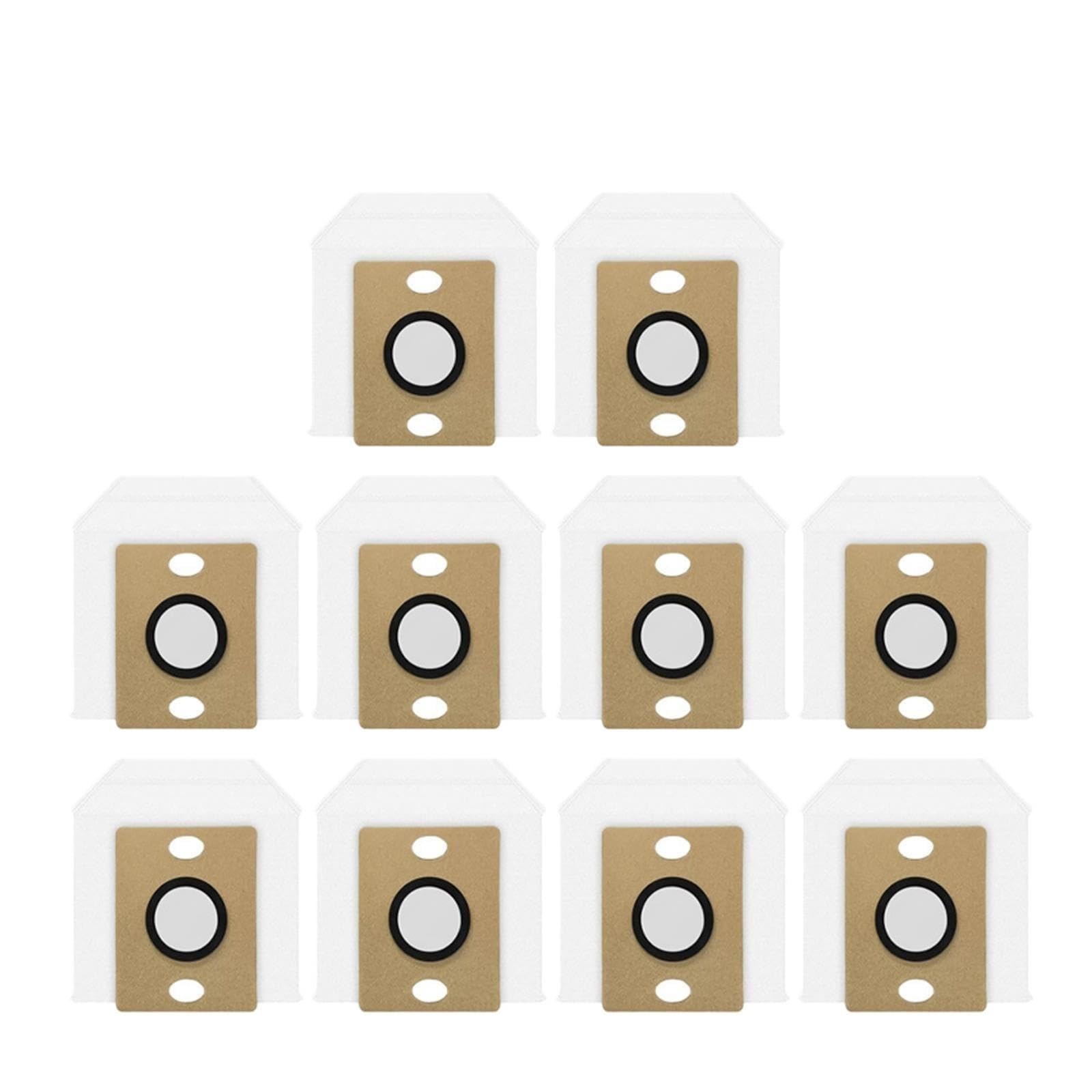 Compatible with A30 Pro V9 A12 G9 Robot Vacuum Cleaner Dust Bag Replacement Parts(10PCS)