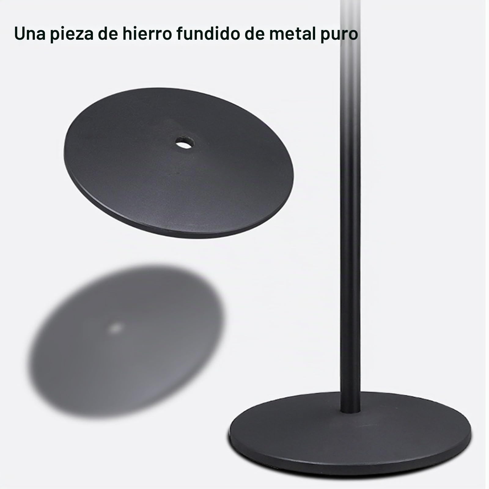 Soporte Microfono pie, Soporte de Suelo para Micrófono de Metal Ajustable de alta Resistencia, Adecuado para Cantar/Transmitir en vivo/Escenario, con Base Redonda Ponderada, Soporte Micro ( Color : B